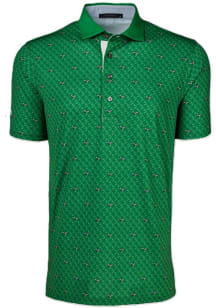 Greyson Philadelphia Eagles Mens Kelly Green Custom Short Sleeve Fashion Polo