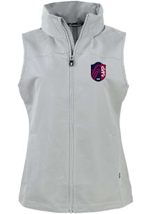 Cutter and Buck St Louis City SC Womens Grey Charter Vest