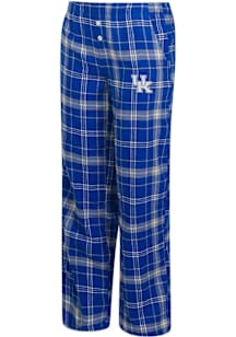 Concepts Sport Kentucky Wildcats Womens Blue Flannel Loungewear Sleep Pants