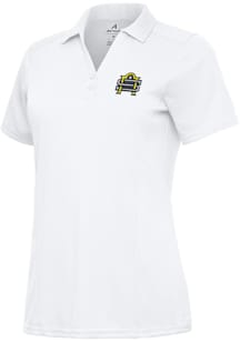 Antigua San Antonio Brahmas Womens White Alternate Tribute Short Sleeve Polo Shirt