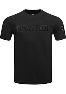 Pro Standard Texas Tech Red Raiders Black Triple Black Short Sleeve Fashion T Shirt