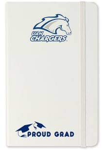 UAH Chargers Proud Grad team logo Notebook and Folder - White