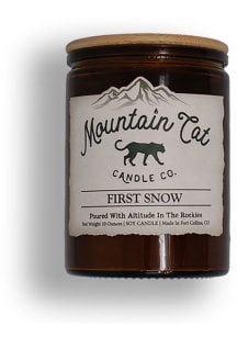 Colorado First Snow Brown Candle