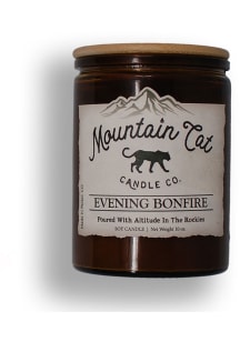 Colorado Evening Bonfire Brown Candle