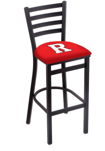 Black Rutgers Scarlet Knights Stationary Pub Stool