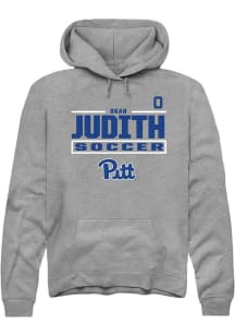 Okah Judith Rally Mens Graphite Pitt Panthers NIL Stacked Box Player Hood