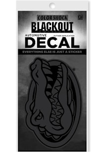 Florida Gators Black Out Auto Decal - Black