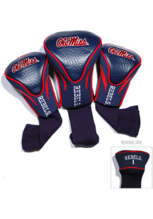 Ole Miss Rebels 3 Pack Contour Golf Headcover