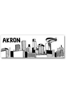 Akron 1.5 in X 4.5 in Magnet