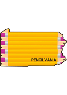 Pennsylvania 4 in X 3 in Stickers