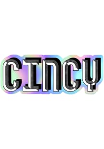 Cincinnati 2 in X 3 in Stickers