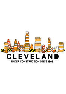 Cleveland local themed Stickers