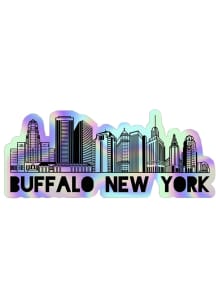 Buffalo Holo Skyline Stickers
