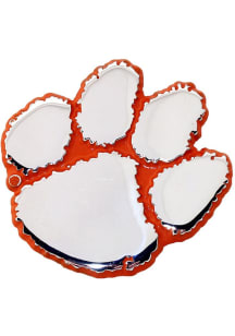 Clemson Tigers Color Edge Chrome Car Emblem - Orange