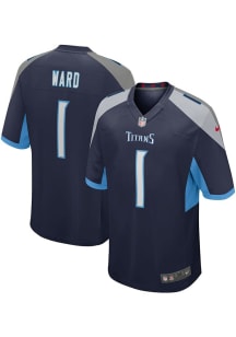 Cam Ward  Nike Tennessee Titans Navy Blue Home Football Jersey