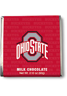 Red Ohio State Buckeyes 9pc Square Milk Chocolate Candy