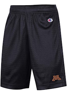 Champion Minnesota Golden Gophers Youth Black Primary Team Logo Shorts