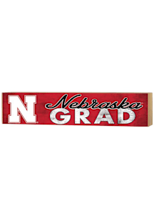 KH Sports Fan Nebraska Cornhuskers Grad graduation graphic Sign - Red