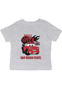 Vive La Fete San Diego State Aztecs Infant Full Speed Short Sleeve T-Shirt Grey