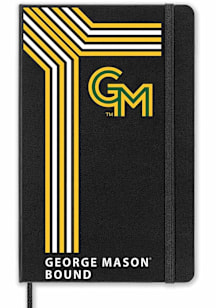 George Mason University School Bound team logo Notebook and Folder - Black