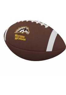 Western Michigan Broncos Brown Logo Brands Full Size Composite Football