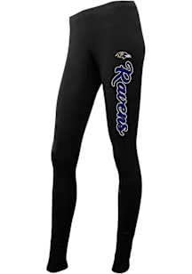 Concepts Sport Baltimore Ravens Womens Black Fraction Pants
