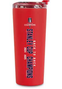 Florida Panthers 2025 Stanley Cup Champions Easy Grip Stainless Steel Tumbler - Red