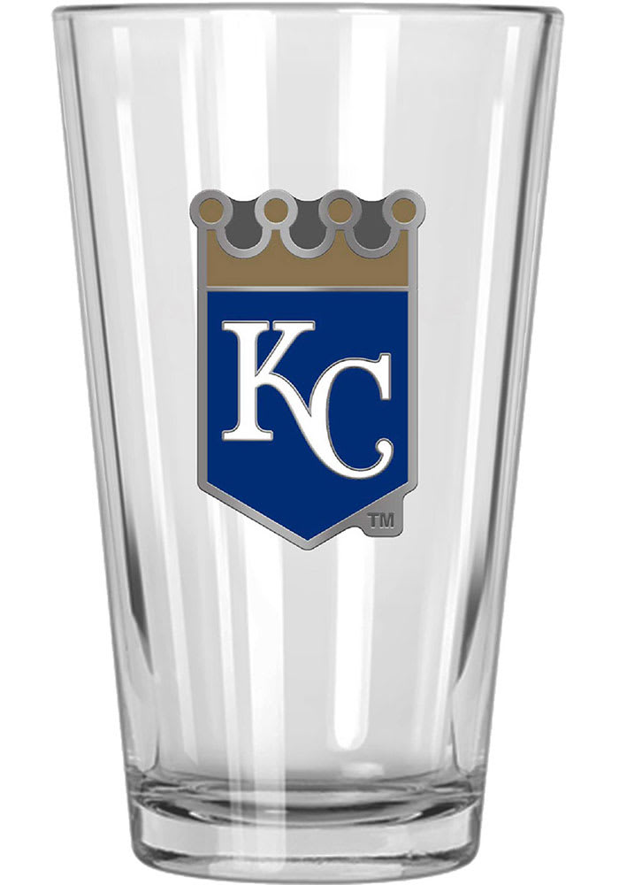 Kansas City Royals 16oz Primary Logo Pint Glass - Grey