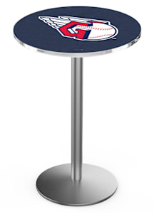 Cleveland Guardians Stainless Round Base Pub Table
