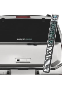 Green Michigan State Spartans Long Text Decal