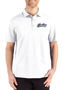 Cutter and Buck UCF Knights Mens White Advantage Refresh Short Sleeve Polo