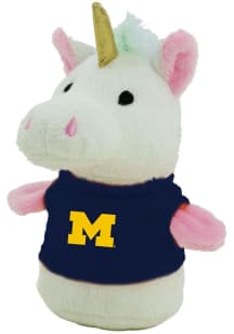 Navy Blue Michigan Wolverines UNICORN Plush