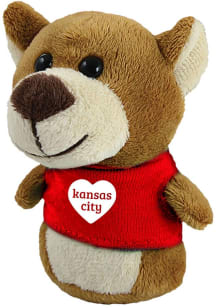 Kansas City Bear with Heart Tee Plush