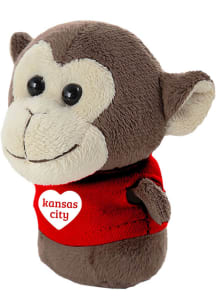 Kansas City Monkey with Heart Tee Plush