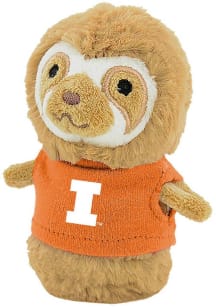 Orange Illinois Fighting Illini Sloth Plush