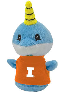 Orange Illinois Fighting Illini Narwal Plush