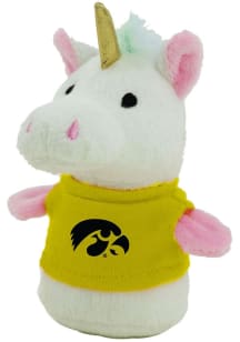 Yellow Iowa Hawkeyes Unicorn Plush
