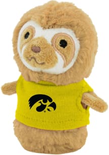 Yellow Iowa Hawkeyes Sloth Plush