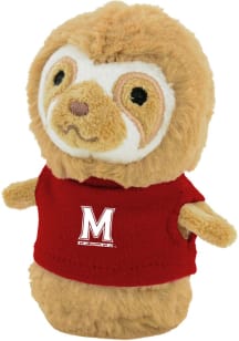 Red Maryland Terrapins Sloth Plush