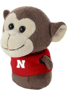 Red Nebraska Cornhuskers Monkey Plush