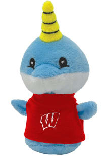 Red Wisconsin Badgers Narwal Plush