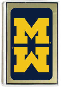 Navy Blue Michigan Wolverines Navy Playing Cards