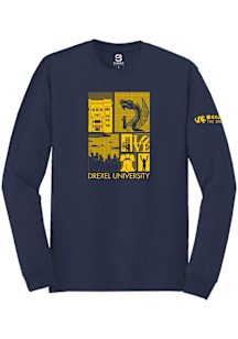 Summit Sportswear Drexel Dragons Navy Blue Welcome Week Long Sleeve T Shirt
