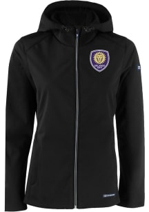 Cutter and Buck Orlando City SC Womens Black Evoke Light Weight Jacket