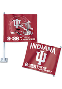 Indiana Hoosiers 2026 National Champs Bound 11"x15" Car Flag - Crimson