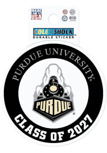 Black Purdue Boilermakers Class of 2027 Durable Stickers