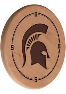 Michigan State Spartans Laser Engraved Sign - Brown