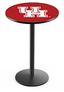 Houston Cougars Black Round Base Pub Table
