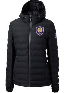 Cutter and Buck Orlando City SC Womens Black Mission Ridge Repreve Heavy Weight Jacket