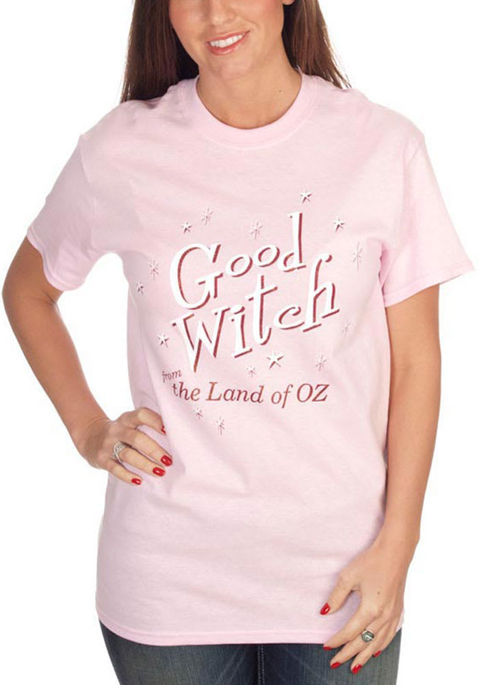 Wizard of Oz Womens Pink Good Witch Short Sleeve T Shirt